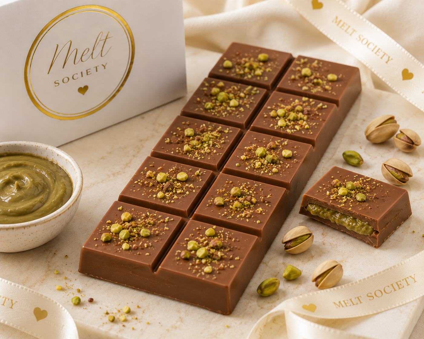 Pistachio Luxe Chocolate Bar