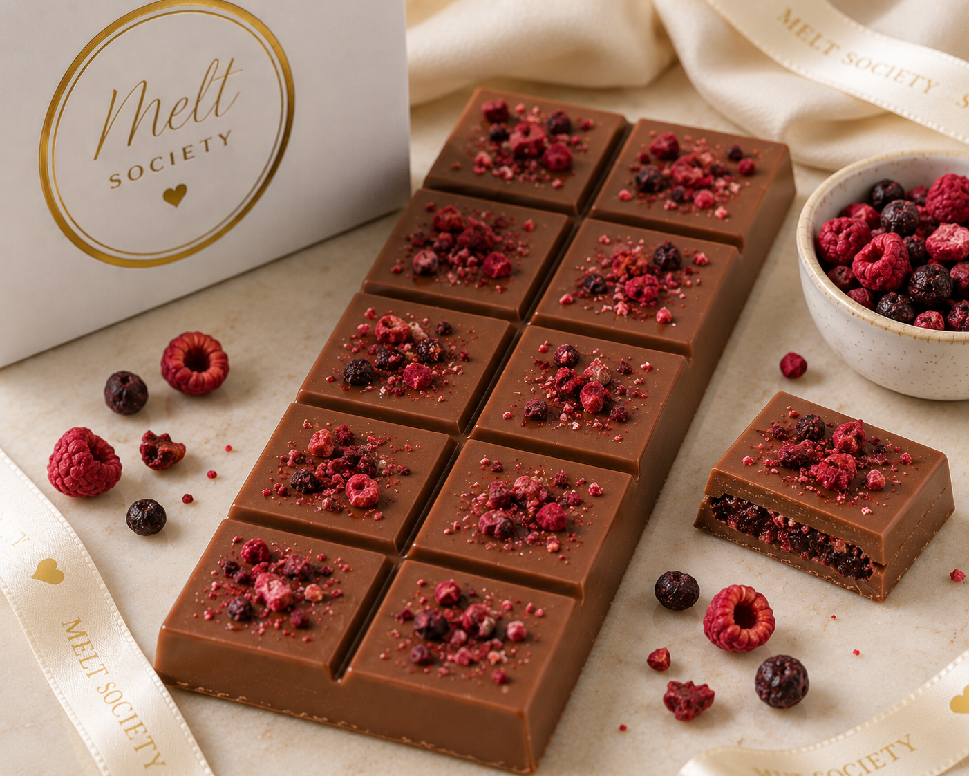 Berry Romance Chocolate Bar